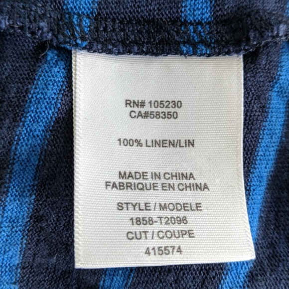 Joie 100% Linen Long Sleeve Shirt - Picture 4 of 6